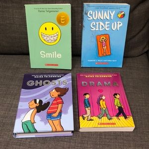 Set of Books written by Raina Telgemeier